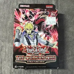 YuGiOh ​The Crimson King Structure Deck 1st Edition Sealed NEW - Image 1