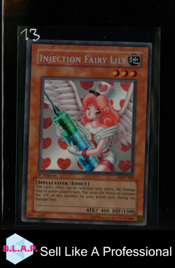 INJECTION FAIRY LILY YU-GI-OH! LOD-100 LABYRINTH OF DARKNESS 1996 ENGLISH 1ST ED - Image 1