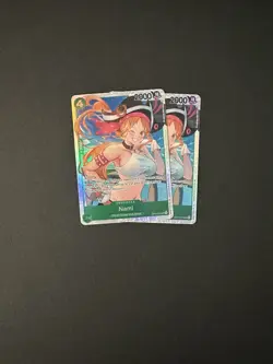 x2 Nami OP14-031 SR The Azure Sea's Seven Foil NM English Playset One piece OP14 - Image 1