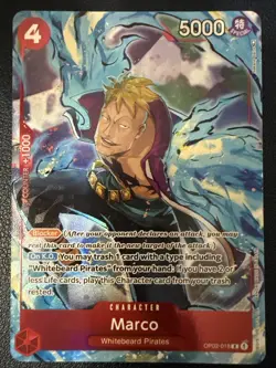 Marco OP02-018 Alt Art - One Piece TCG - English Rare Alternate Art - Image 1