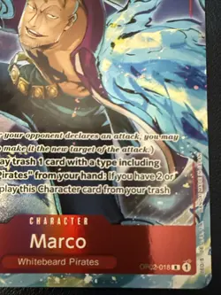 Marco OP02-018 Alt Art - One Piece TCG - English Rare Alternate Art - Image 5