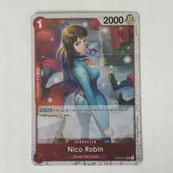 One Piece CG: Nico Robin - OP05-010 (PRB) - JR Foil English - Image 1