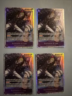 X4 Tcg Rosinante & Law EB04-038 SR - THE AZURE SEA'S SEVEN ENGLISH OP14 - Image 1