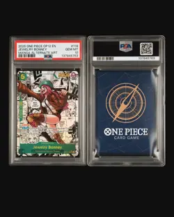 2025 One Piece OP-12 Legacy Of The Master Jewlery Bonney Manga Alt Art Psa 10 - Image 2
