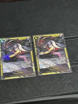 2X Crocodile -OP14-120 SEC One Piece TCG The Azure Sea's Seven Foil NM - Image 1