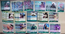 One Piece TCG Mihawk OP14 Green Deck - 3× SEC + Few SR - 50+ Cards - English - Image 1