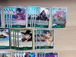 One Piece TCG Mihawk OP14 Green Deck - 3× SEC + Few SR - 50+ Cards - English - Image 5