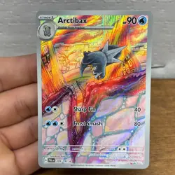 Arctibax 209/193 Paldea Evolved Illustration Rare Pokemon TCG Card NM - Image 1