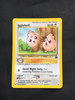Pokemon Cards: Wizards Black Star Promo: Igglybuff 36 - Image 1