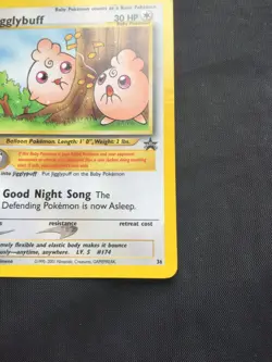 Pokemon Cards: Wizards Black Star Promo: Igglybuff 36 - Image 4