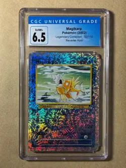 Magikarp CGC 6.5 Legendary Collection Reverse Holo 52/110 2002 Pokemon Card TCG - Image 1
