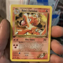 Pokemon TCG Blaine's Charmeleon Gym Challenge 31/132, 1st Edition Uncommon Card - Image 1