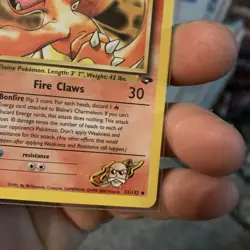 Pokemon TCG Blaine's Charmeleon Gym Challenge 31/132, 1st Edition Uncommon Card - Image 3