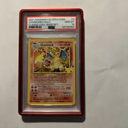 2021 Pokemon Celebrations Charizard-Holo PSA 10 Gem MT Card #4 - Image 1