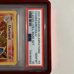 2021 Pokemon Celebrations Charizard-Holo PSA 10 Gem MT Card #4 - Image 3