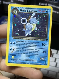 #2 Dark Blastoise 3/82 Team Rocket 2000 Holo Rare WOTC Pokemon Card TCG - Image 3