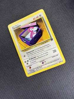 Pokemon Cards Porygon 48/82 UNLIMITED Team Rocket WOTC Uncommon LP - Image 2