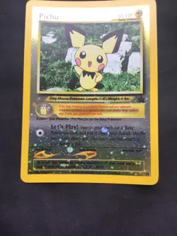 Pokemon Cards: Wizards Black Star Promo: Pichu 35 - Image 2