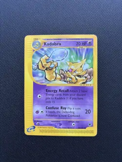 Pokemon Card Expedition Base Set Kadabra 84/165 E Series Pokemon TCG - Image 1
