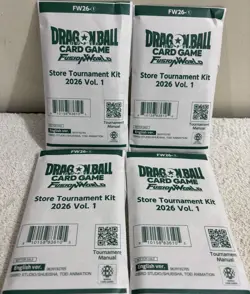 4 Packs Dragon Ball Card Game Fusion World Store Tournament Kit 2026 Vol. 1 - Image 1