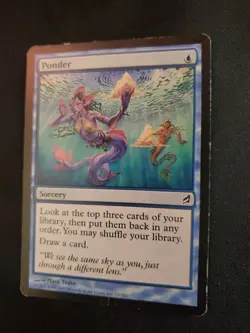 MTG Ponder Lorwyn Regular MP Magic The Gathering MTG Tcg - Image 3