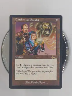 Quicksilver Amulet Urza's Legacy 130/144 LP Small Seller 💌 Fast Free Shipping! - Image 1