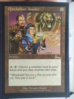 Quicksilver Amulet Urza's Legacy 130/144 LP Small Seller 💌 Fast Free Shipping! - Image 2