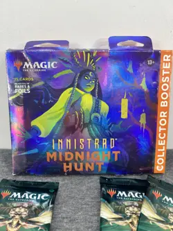 Magic The Gathering Innistrad: Midnight Hunt Collector Booster Pack +more SEALED - Image 2