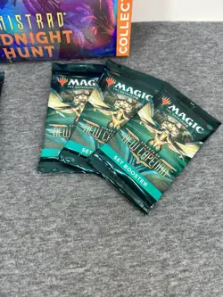 Magic The Gathering Innistrad: Midnight Hunt Collector Booster Pack +more SEALED - Image 4