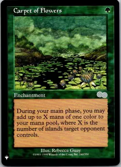 Carpet of Flowers U The List Reprints 240 NM Normal - Image 1
