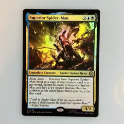 Magic The Gathering MTG Spider-Man FOIL Superior Spider-Man R 0155 SPM - Image 1