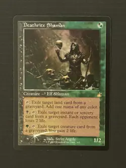 Magic The Gathering Deathrite Shaman Retro Frame Ravnica Remastered Foil - Image 1