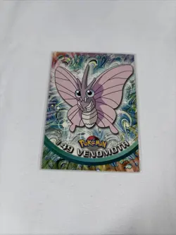 2000 Topps Pokemon TV Animation Series Black Logo #49 Venomoth - Image 1