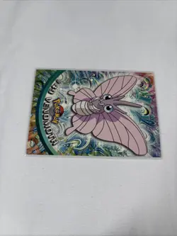2000 Topps Pokemon TV Animation Series Black Logo #49 Venomoth - Image 2