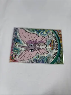 2000 Topps Pokemon TV Animation Series Black Logo #49 Venomoth - Image 4