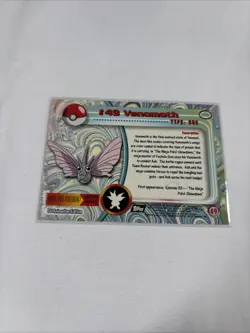 2000 Topps Pokemon TV Animation Series Black Logo #49 Venomoth - Image 5