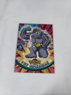 2000 Topps Pokemon TV Animation Series Black Logo #57 Machoke - Image 1