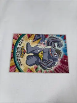 2000 Topps Pokemon TV Animation Series Black Logo #57 Machoke - Image 2