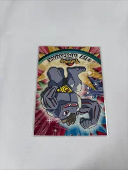 2000 Topps Pokemon TV Animation Series Black Logo #57 Machoke - Image 3