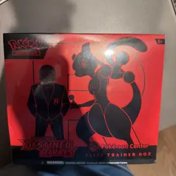 Pokemon Destined Rivals Pokemon Center Exclusive Elite Trainer Box ETB Sealed - Image 1