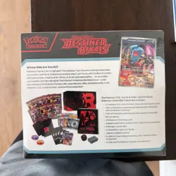 Pokemon Destined Rivals Pokemon Center Exclusive Elite Trainer Box ETB Sealed - Image 3