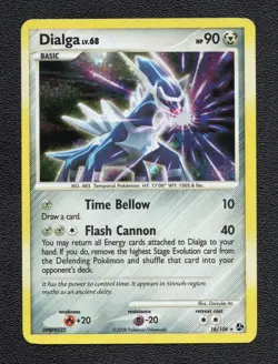 Dialga LV.68 Holo 16/106 Diamond & Pearl Great Encounters 2008 Pokemon NM - Image 1