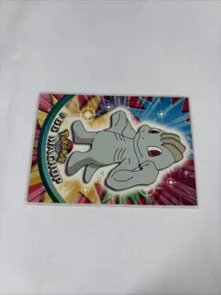 2000 Topps Pokemon TV Animation Series Black Logo #66 Machop - Image 2