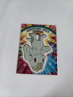 2000 Topps Pokemon TV Animation Series Black Logo #66 Machop - Image 3