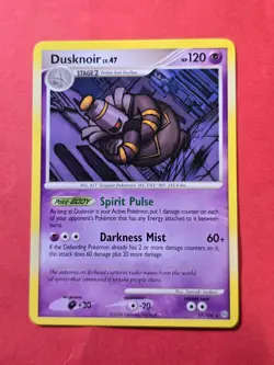 2008 Pokemon Diamond and Pearl Stormfront #17 Dusknoir, R, NF/H, cd4 - Image 1