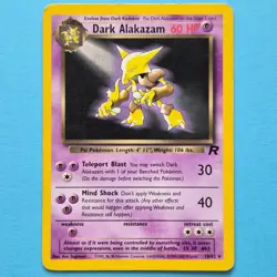 Dark Alakazam - 18/82 - Team Rocket - Rare 1st Edition - non-holo - Image 1