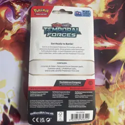 Pokemon Scarlet & Violet Temporal Forces: Premium Checklane Blister Baxcaliber - Image 2