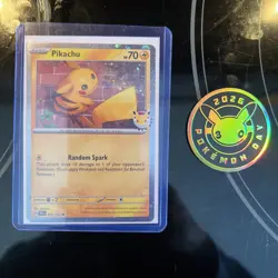 Pokemon TCG Pikachu Pokemon Day 2026 Promo And Coin - Image 1