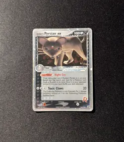 Pokemon EX UNSEEN FORCES - #116/115 Rocket's Persian ex - Secret Rare Holo - ENG - Image 3