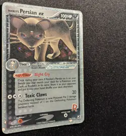 Pokemon EX UNSEEN FORCES - #116/115 Rocket's Persian ex - Secret Rare Holo - ENG - Image 5